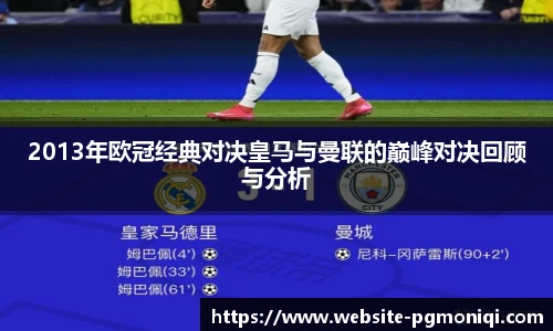 2013年欧冠经典对决皇马与曼联的巅峰对决回顾与分析